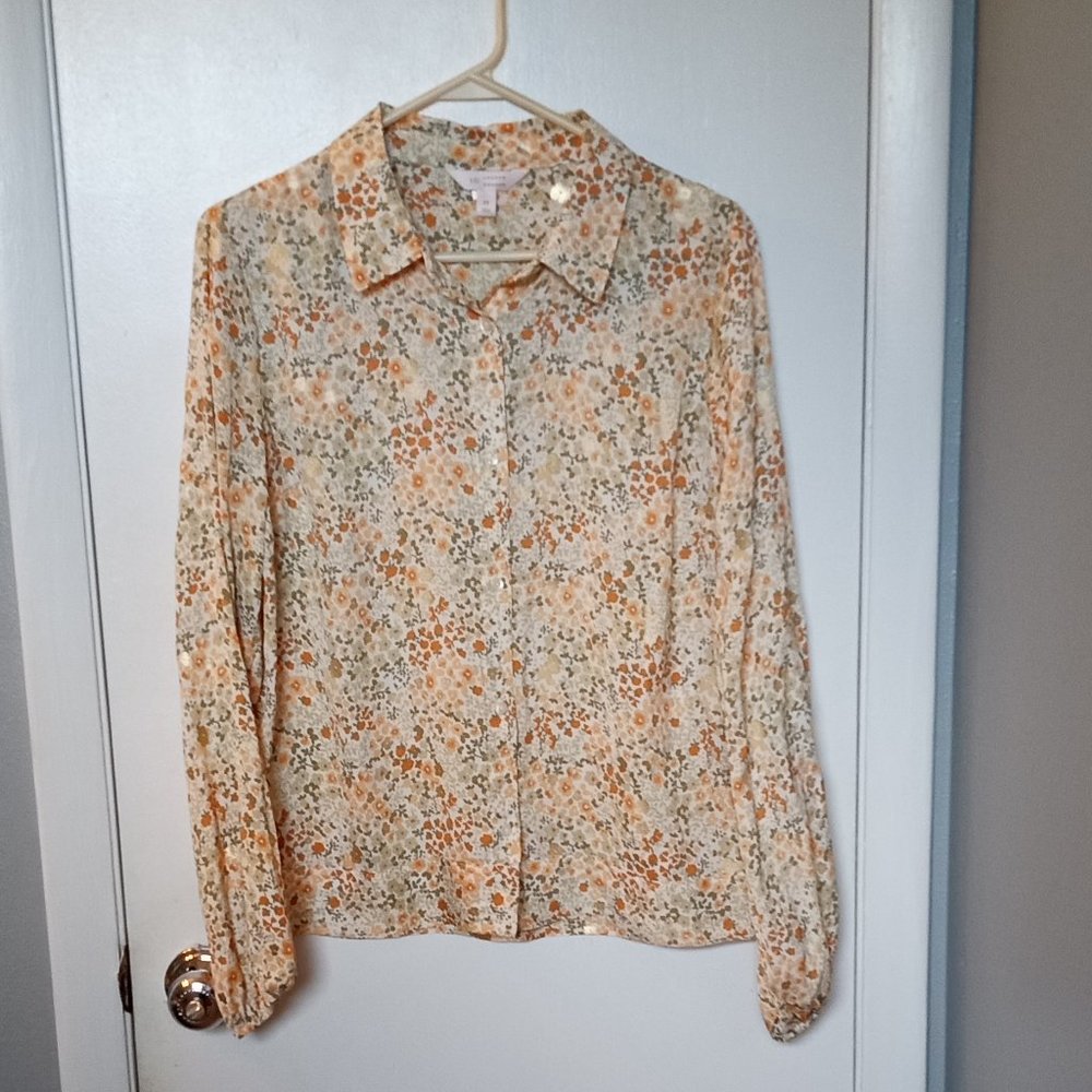 WOMEN'S "LC LAUREN CONRAD" BLOUSE, SIZE MEDIUM